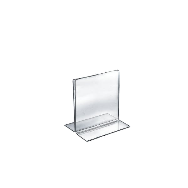 5"W x 6"H Double-Foot Two Sided Sign Holder, PK10